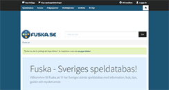 Desktop Screenshot of fuska.se